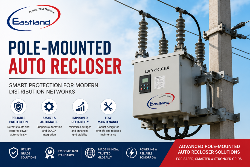 How Auto Reclosers are Revolutionizing Power Distribution in India: A Complete Guide Pole-mounted auto recloser for power distribution by ESPL India